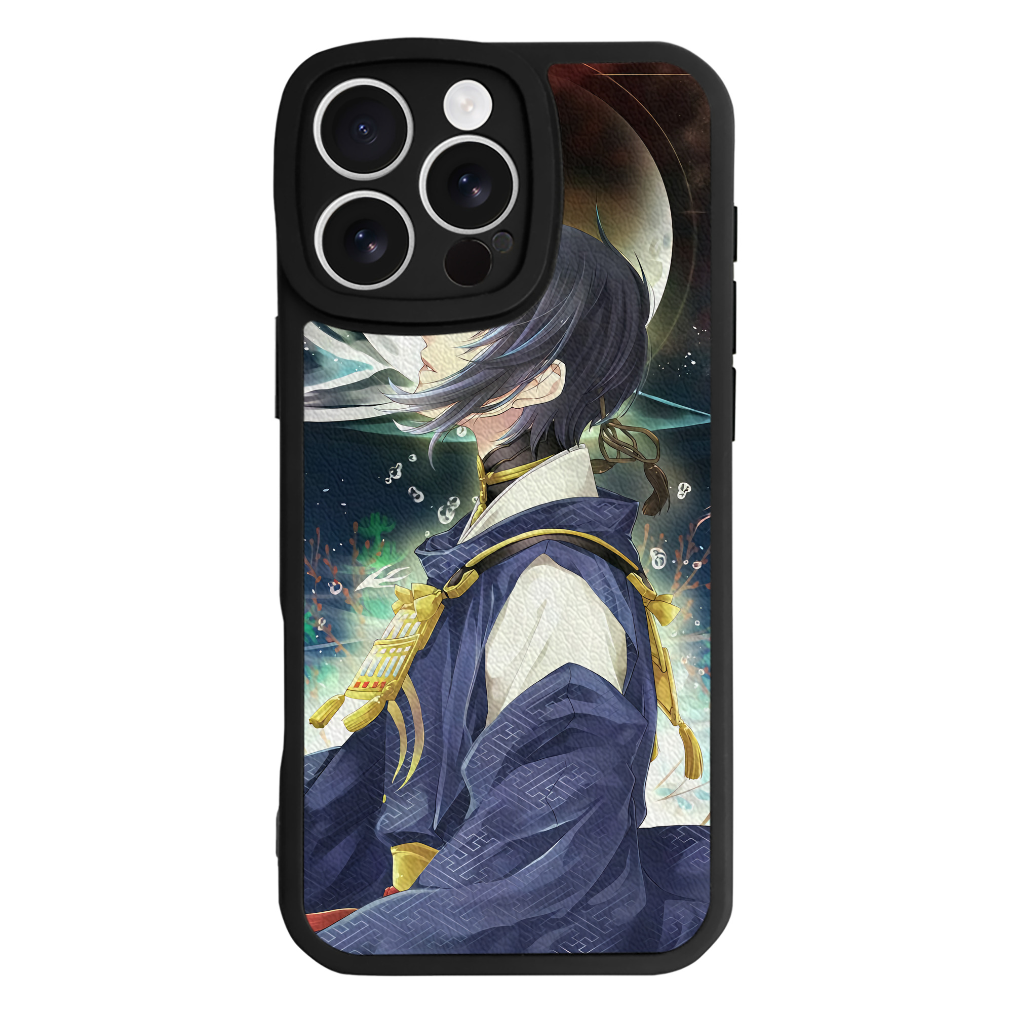 （画像用） 刀剣乱舞 Touken Ranbu 【iPhone 16シリーズ対応】シリコンスマホケース（レザー調） 材質：シリコン